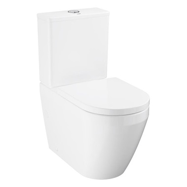 Grohe Euro Ceramic monoblokkos WC szett alsó bekötésű tartállyal, duroplast ülőkével, alpin fehér