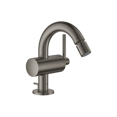 GROHE Atrio  bidé csaptelep leeresztőszeleppel csiszolt Hard Graphite