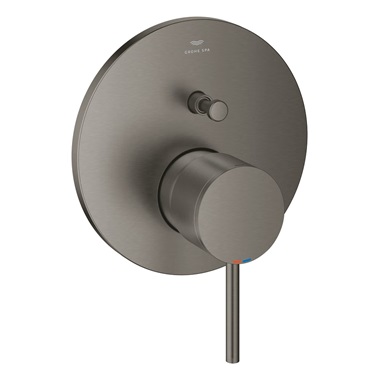 Grohe Atrio egykaros keverő, 2-utas váltóval, Brushed Hard Graphite