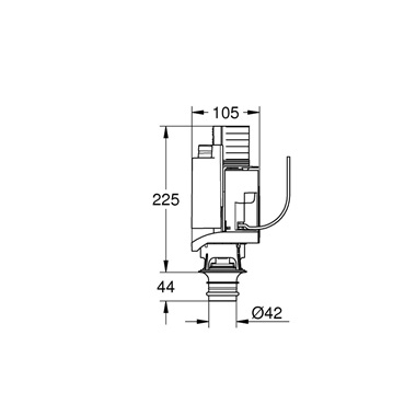 Grohe AV1-es leeresztőszelep (komplett)
