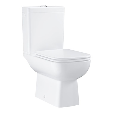 Grohe BauEdge Ceramic álló WC (falhoz) monoblokkos kombinációhoz, fehér