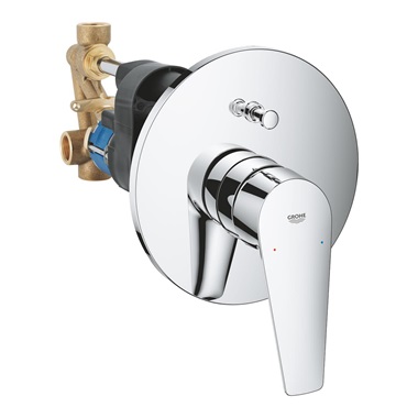Grohe BauEdge egykaros kádcsaptelep 1/2", króm
