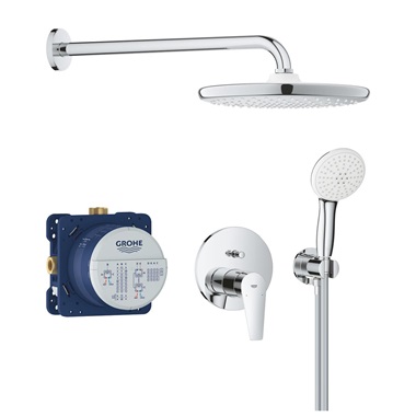Grohe Bauedge rejtett zuhanyrendszer,Tempesta 250 fejzuhannyal, króm