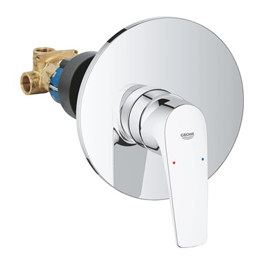 Grohe BauFlow egykaros falsík alatti zuhanycsaptelep króm