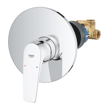 Grohe BauFlow egykaros falsík alatti zuhanycsaptelep króm