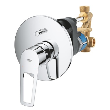 Grohe BauLoop egykaros kádcsaptelep 1/2” króm