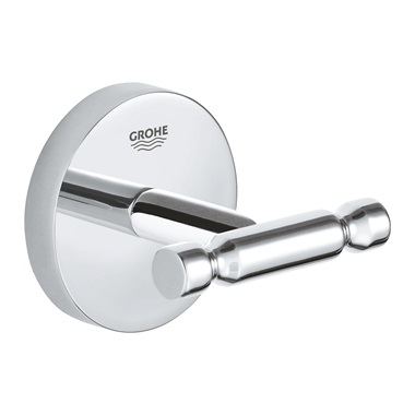 Grohe Bau Cosmopolitan törölköző akasztó,  fürdőköntös akasztó, króm