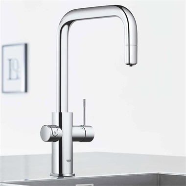 GROHE BLUE HOME U KIFOLYÓS KIHÚZHATÓ GYÖNGYÖZTETŐVEL KRÓM GROHE BLUE HOME U KIFOLYÓS KIHÚZHATÓ GYÖNGYÖZTETŐVEL KRÓM