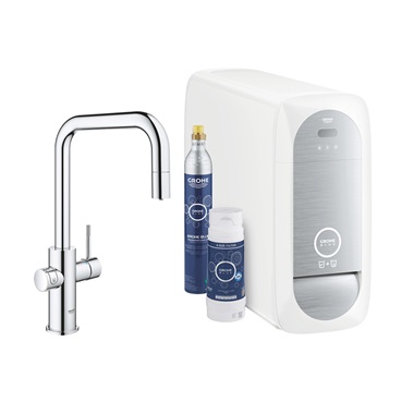 GROHE BLUE HOME U KIFOLYÓS KIHÚZHATÓ GYÖNGYÖZTETŐVEL KRÓM GROHE BLUE HOME U KIFOLYÓS KIHÚZHATÓ GYÖNGYÖZTETŐVEL KRÓM