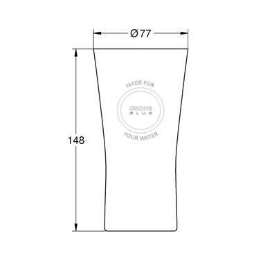 Grohe Blue üveg poharak (6 darab)