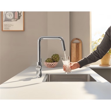 Grohe Blue Pure EuroSmart kezdőszett S-es méretű filterrel, króm