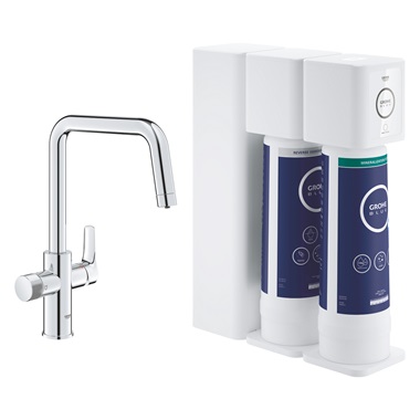 Grohe Blue Pure Eurosmart kezdőkészlet fordított ozmózisos mineralizációs szűrővel, króm