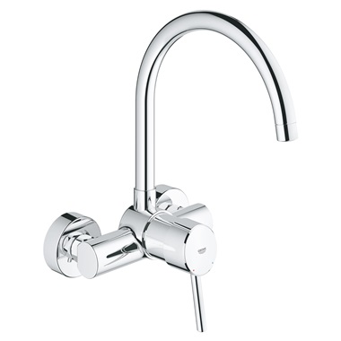 Grohe Concetto egykaros fali mosogatócsaptelep 1/2”, króm