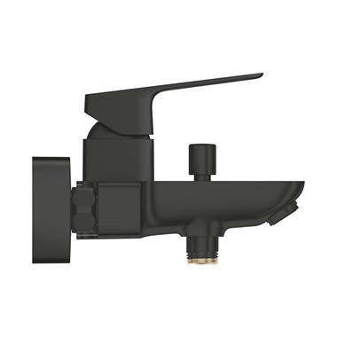 Grohe Cubeo egykaros kádcsaptelep 1/2”, matt fekete