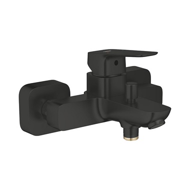 Grohe Cubeo egykaros kádcsaptelep 1/2”, matt fekete