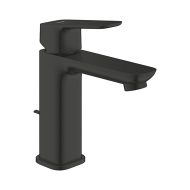 Grohe Cubeo egykaros mosdócsaptelep M-es méret, matt fekete