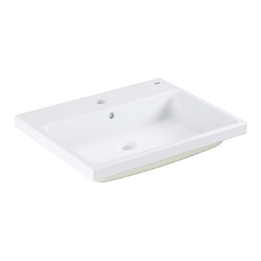 Grohe Cube Ceramic pultba építhető mosdó 60x49 cm, fehér