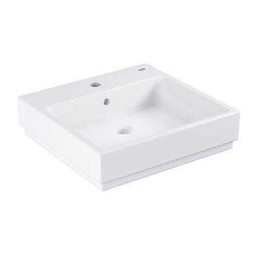 Grohe Cube Ceramic pultra építhető mosdó 50x49 cm, fehér