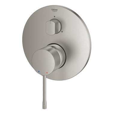 Grohe Essence egykaros keverő 3-utas vátóval, SuperSteel