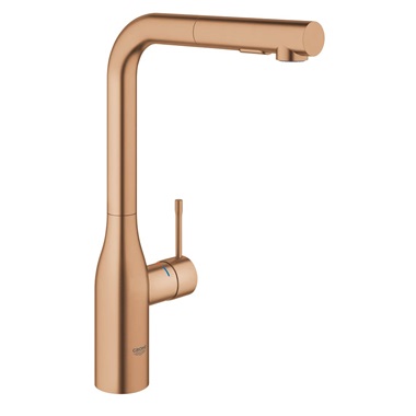 Grohe Essence egykaros konyhai mosogatócsaptelep, kihúzható fejjel, Brushed Warm Sunset
