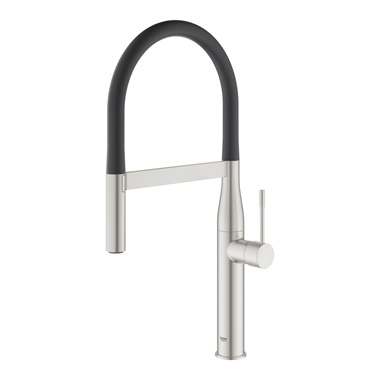 Grohe Essence egykaros magas mosogatócsaptelep 1/2”, SuperSteel