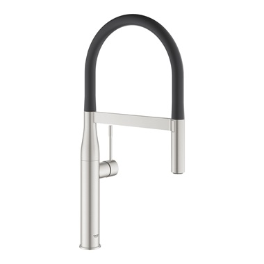 Grohe Essence egykaros magas mosogatócsaptelep 1/2”, SuperSteel
