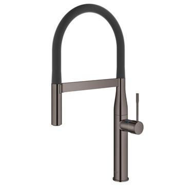Grohe Essence egykaros magas mosogatócsaptelep 1/2”, Hard Graphite