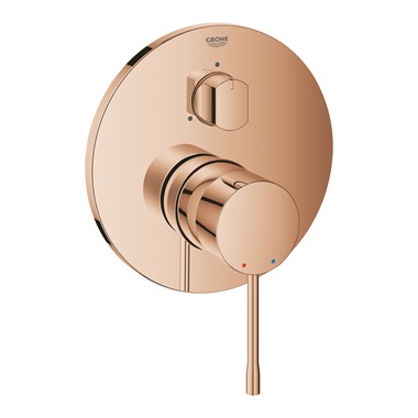 Grohe Essence egykaros keverő, 3-utas vátóval, Warm Sunset