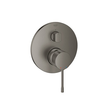 Grohe Essence egykaros falba épített csaptelep 3 fogyasztóhoz, Brushed hard graphite Grohe Essence egykaros falba épített csaptelep 3 fogyasztóhoz, Brushed hard graphite