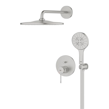 Grohe Essence falsík alatti zuhanyrendszer Mono 310 fejzuhannyal, Supersteel
