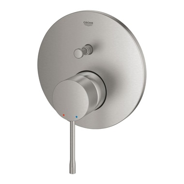 Grohe Essence egykaros keverő, 2 utas váltóval, SuperSteel