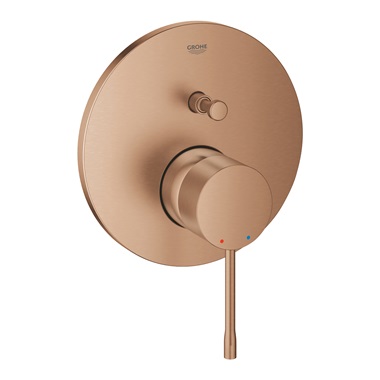 Grohe Essence egykaros keverő, 2-utas váltóval, Brushed Warm Sunset