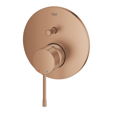 Grohe Essence egykaros keverő, 2-utas váltóval, Brushed Warm Sunset