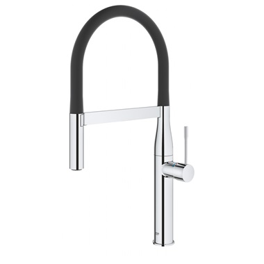 Grohe Essence egykaros mosogatócsap 1/2” króm, fekete