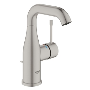 Grohe Essence mosdócsaptelep autómata leeresztővel, Supersteel