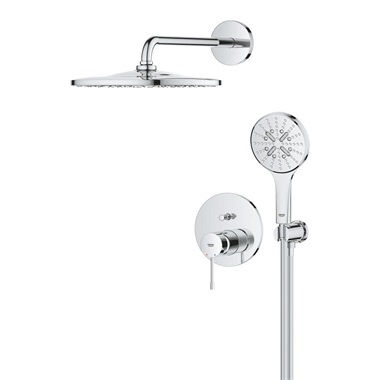 Grohe Essence rejtett zuhanyrendszer, Rainshower Mono 310 fejzuhannyal, króm