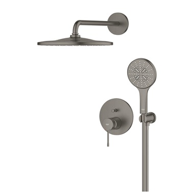 Grohe Essence falsík alatti zuhanyrendszer Mono 310 fejzuhannyal Brushed Hard Graphite
