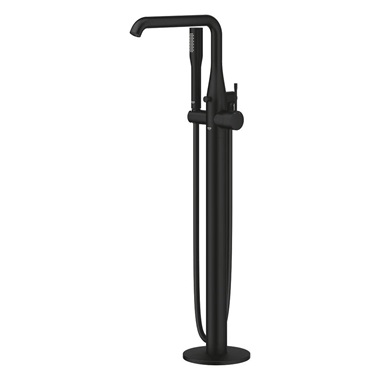 Grohe Essence egykaros kádtöltő csaptelep 1/2", padlóra szerelhető, Phantom Black