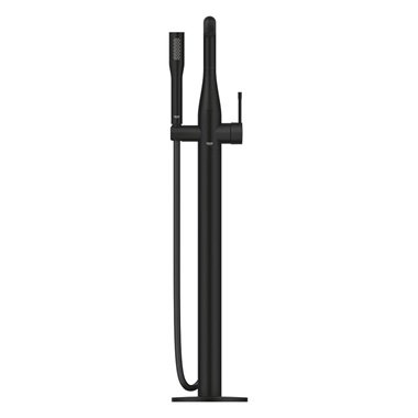Grohe Essence egykaros kádtöltő csaptelep 1/2", padlóra szerelhető, Phantom Black