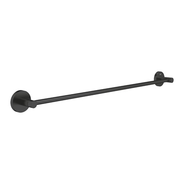 Grohe Essentials fali fürdőlepedő tartó, matt fekete Grohe Essentials fali fürdőlepedő tartó, matt fekete