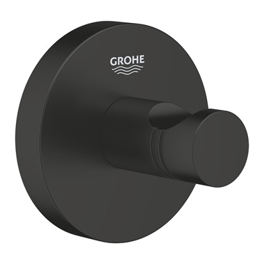 Grohe Essentials fürdőköntös akasztó, matt fekete Grohe Essentials fürdőköntös akasztó, matt fekete