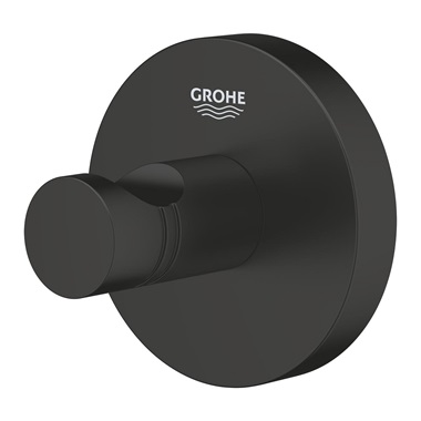 Grohe Essentials fürdőköntös akasztó, matt fekete Grohe Essentials fürdőköntös akasztó, matt fekete