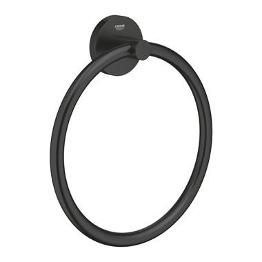 Grohe Essentials törölközőtartó gyűrű matt fekete