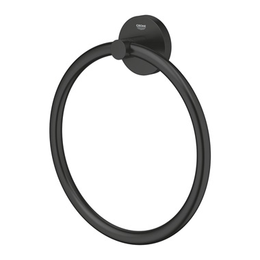 Grohe Essentials törölközőtartó gyűrű matt fekete