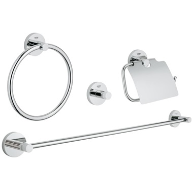 Grohe Essentials 4az1-ben fürdőszobai kiegészítő szett, króm
