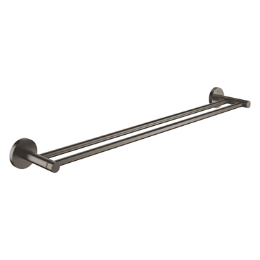 Grohe Essentials dupla törölközőtartó Brushed Hard Graphite