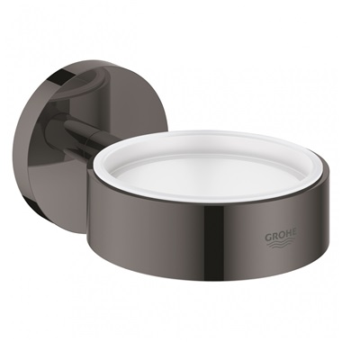 Grohe Essentials pohár-és szappantartó hard graphite