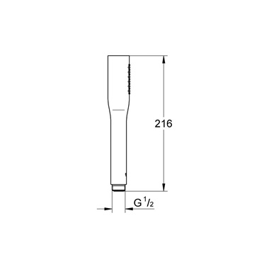 Grohe Euphoria Cosmopolitan Stick kézizuhany 1 funkciós, króm