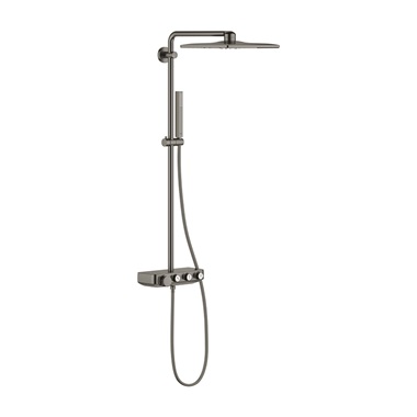 Grohe Euphoria SmartControl 310 Cube Duo Zuhanyrendszer termosztáttal szálcsiszolt grafit Grohe Euphoria SmartControl 310 Cube Duo Zuhanyrendszer termosztáttal szálcsiszolt grafit