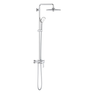 Grohe Euphoria System 260 zuhanyrendszer egykaros keverővel falra szereléshez, króm